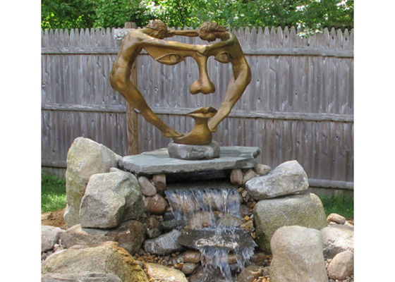 Un buon prezzo. Uomo e donna che ballano arte all'aperto bronzea del giardino di altezza di 150cm in linea