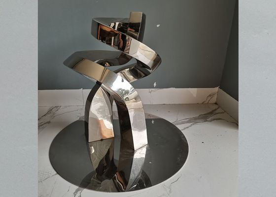 scultura lucidata moderna di acciaio inossidabile di altezza di 51cm per la decorazione della Tabella