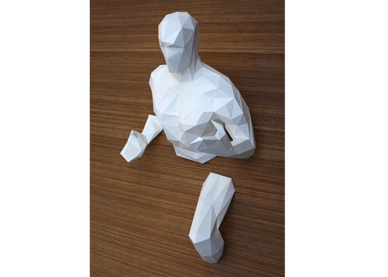 Un buon prezzo. l'altezza di 180cm ha dipinto la scultura dell'uomo della parete di acciaio inossidabile in linea