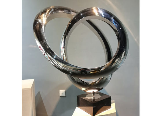Un buon prezzo. Lo specchio astratto dell'OEM ha lucidato la scultura dell'interno di acciaio inossidabile della decorazione in linea