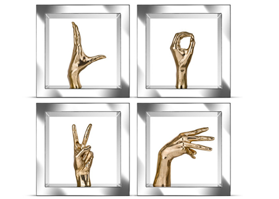 Sculture bronzea di azioni della colata contemporanea altezza di 100cm - di 50