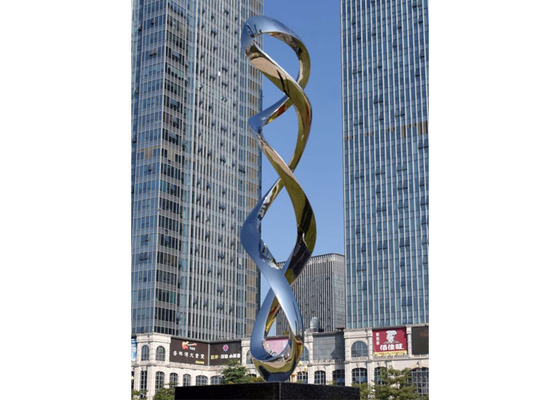 Un buon prezzo. il livello di 300cm ha lucidato la scultura astratta di turbine dell'acciaio inossidabile in linea