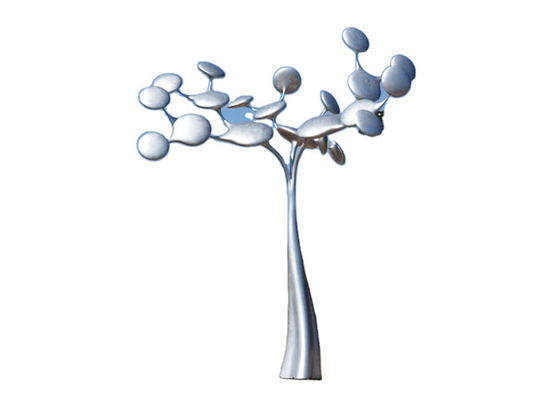 Scultura all'aperto su misura dell'albero di acciaio inossidabile di dimensione