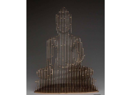 Un buon prezzo. Statua di Buddha della cavità di acciaio inossidabile per la decorazione all'aperto e dell'interno in linea